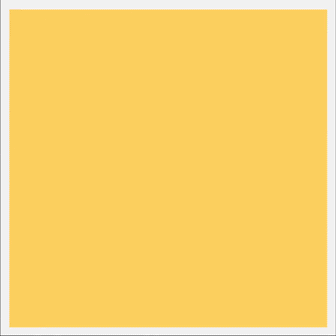 A small blue circle moves in a square path clockwise within a larger yellow square background.
