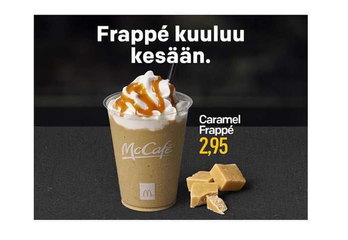 AI-generated copy on a McDonald's ad