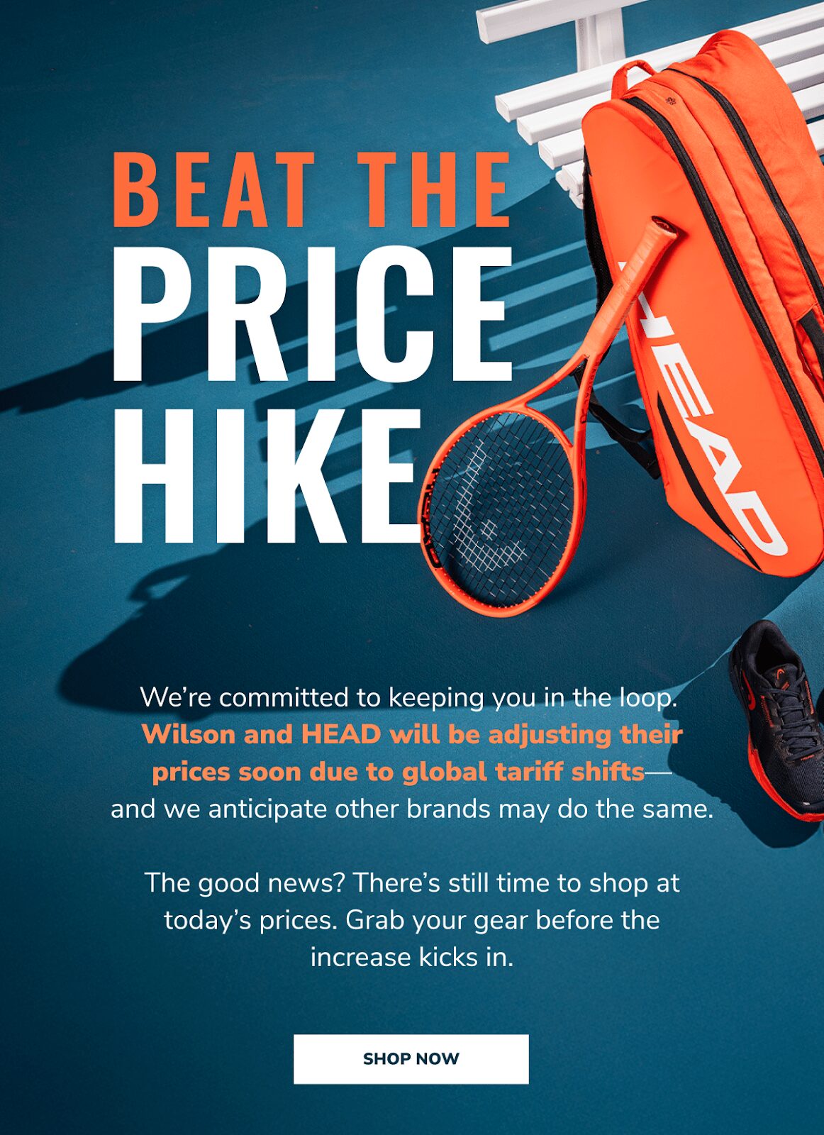 Example of brand offering sales or discounts