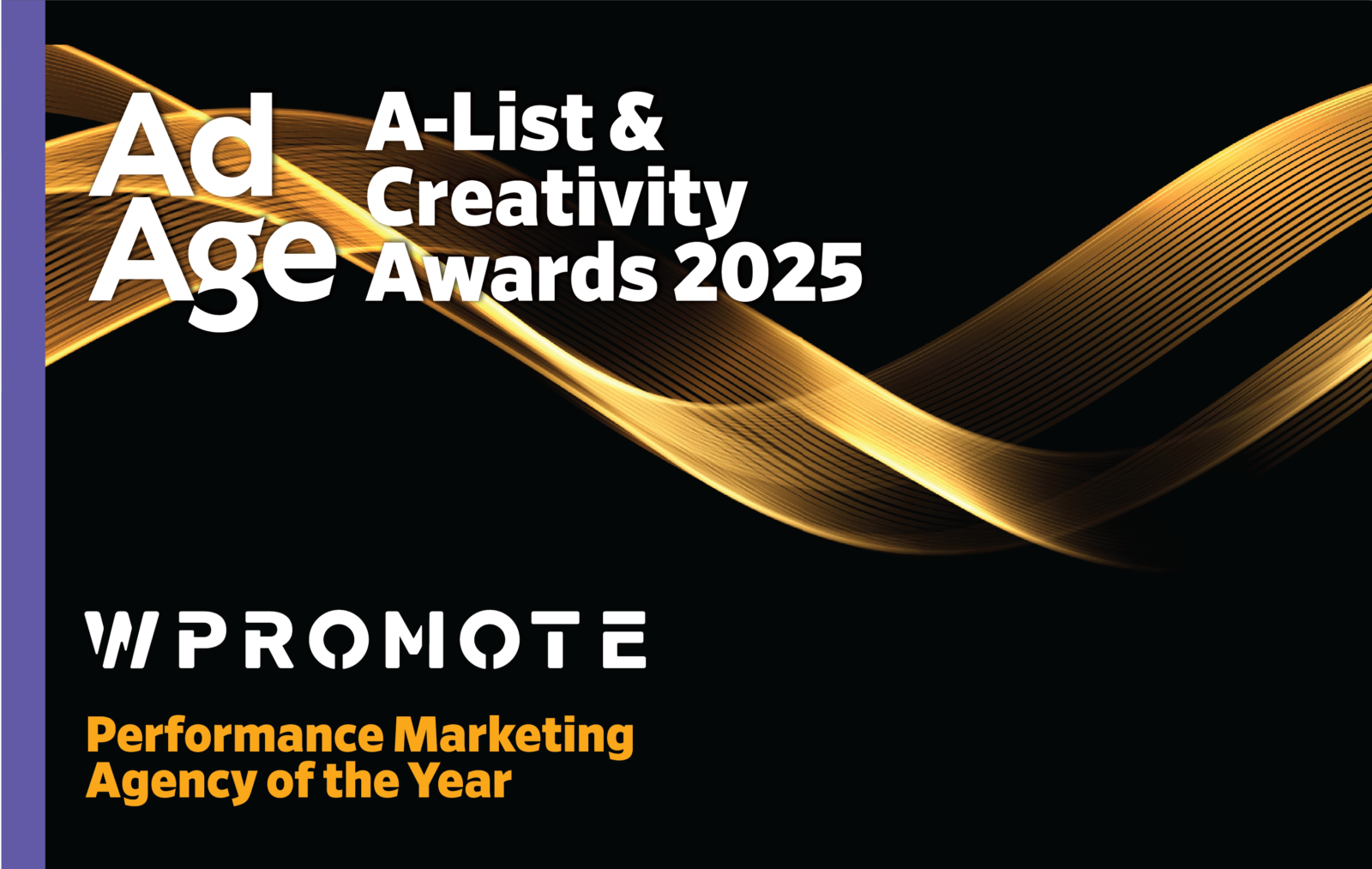 A black background with white text and orange lines, designed to highlight full-funnel marketing strategies.